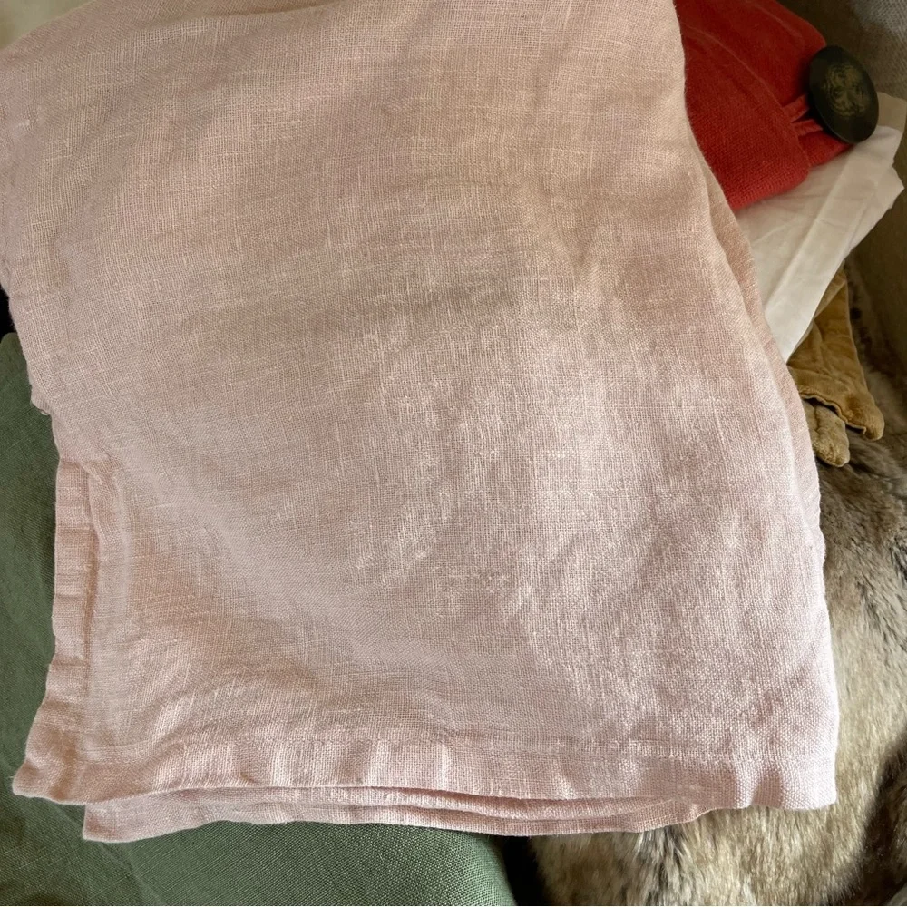 IKEA linen blush pink euro 26”